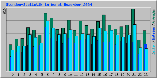 Stunden-Statistik im Monat Dezember 2024